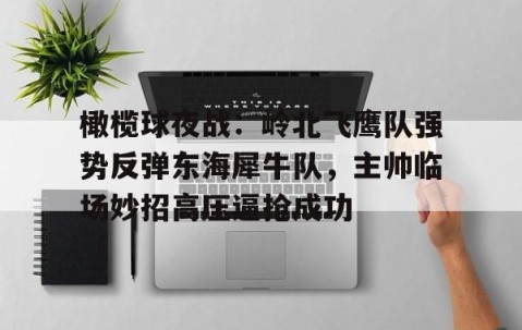 爱游戏官方网站-橄榄球夜战：岭北飞鹰队强势反弹东海犀牛队，主帅临场妙招高压逼抢成功