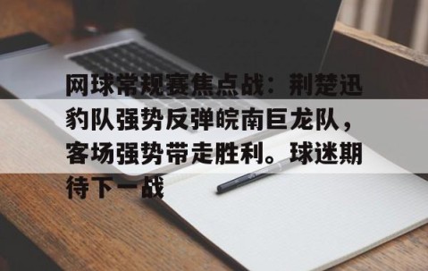 爱游戏-网球常规赛焦点战：荆楚迅豹队强势反弹皖南巨龙队，客场强势带走胜利。球迷期待下一战的简单介绍